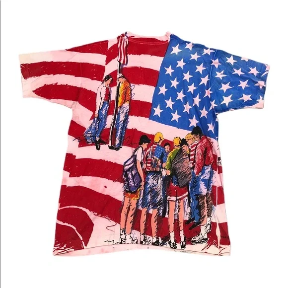 Vintage 90s See You At The Pole AOP tee - Picture 2 of 9